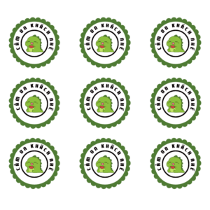 Thiết kế tem khuyến mãi dễ thương trên Canva cho người không biết thiết kế