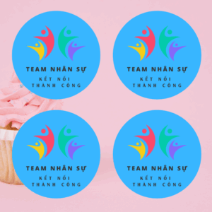 Sticker chia nhóm màu sắc cho sự kiện team building