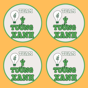 Mẫu tem nhãn nhận diện đội nhóm in logo CLB đẹp mắt